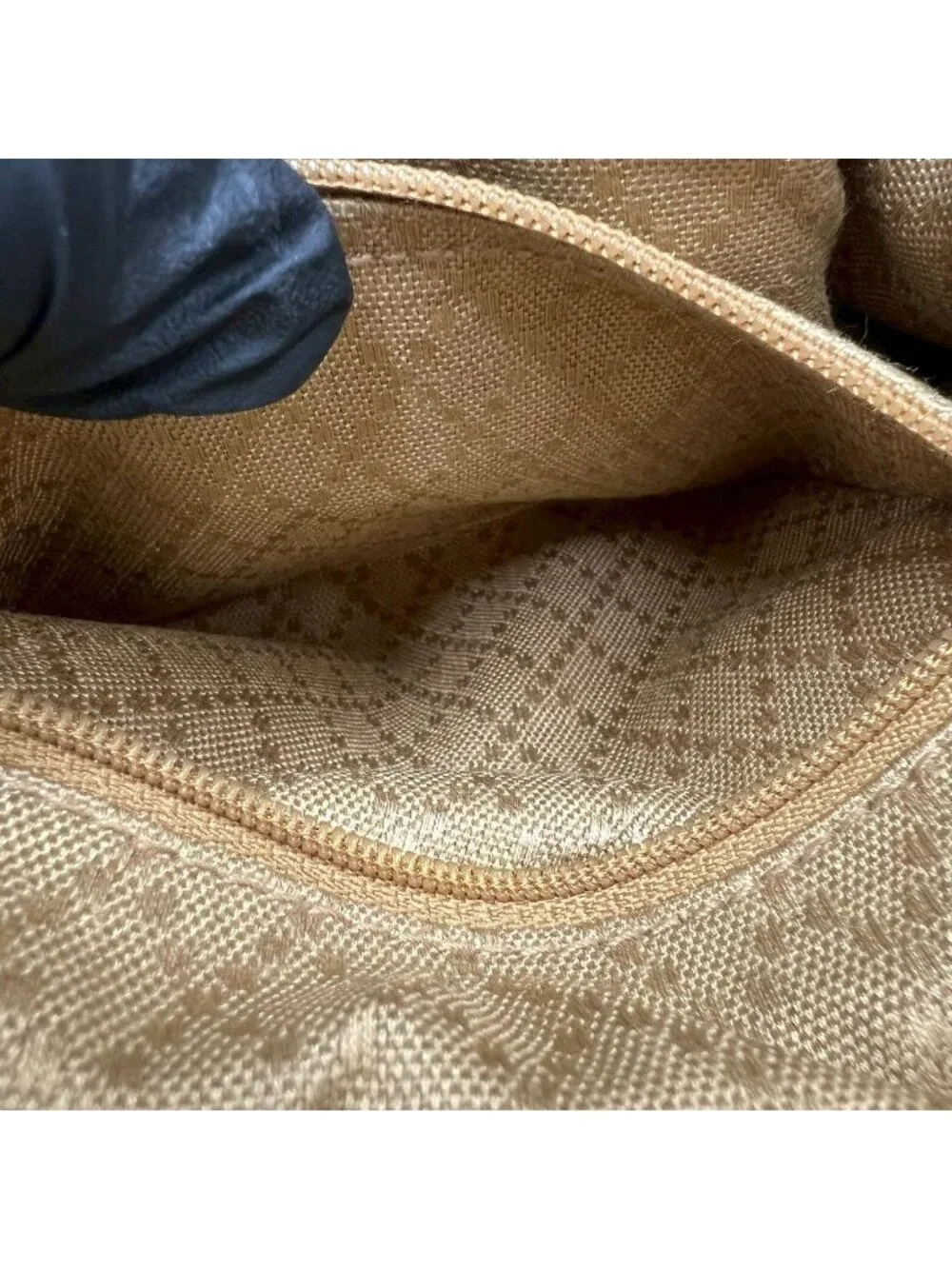 Gucci Vintage Bamboo Leather Backpack Brown